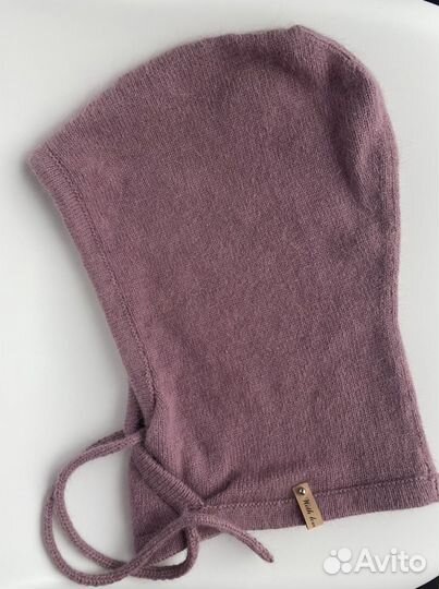 Капор+варежки из пуха норки