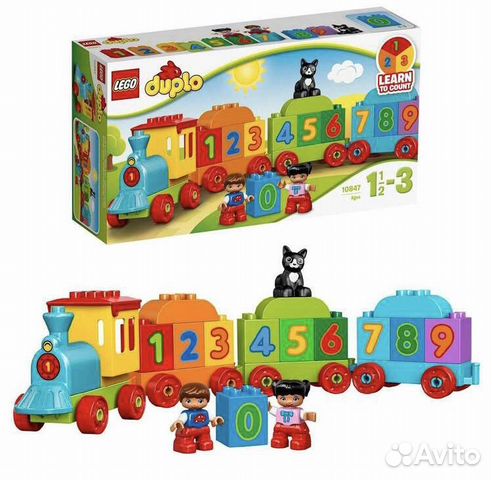 Lego Duplo Поезд. Аэропорт. Большая ферма