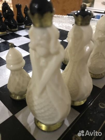 Шахматы Карболит Старинные Сибирский сувенир СССР