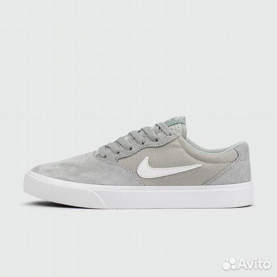 Кеды Nike SB Chron Suede Grey White