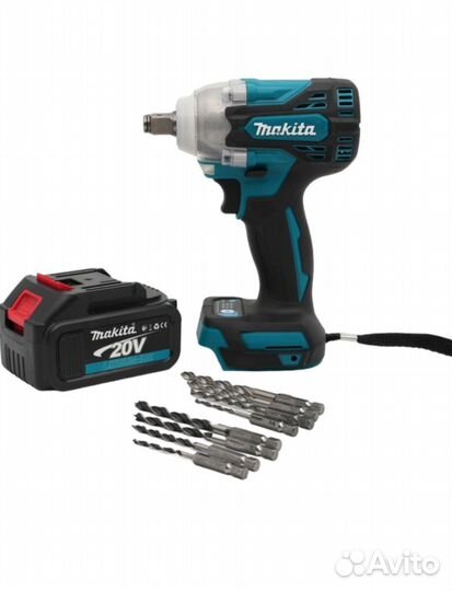 Аккумуляторный гайковерт бесщеточный 20v