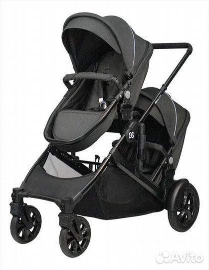 Детская коляска трансформер для двойни Silva Duo