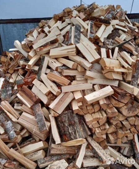 Дрова колотые дуб
