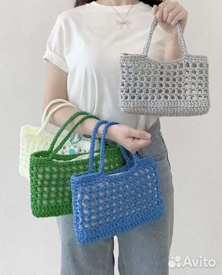 Авоська сетка макраме экосумка