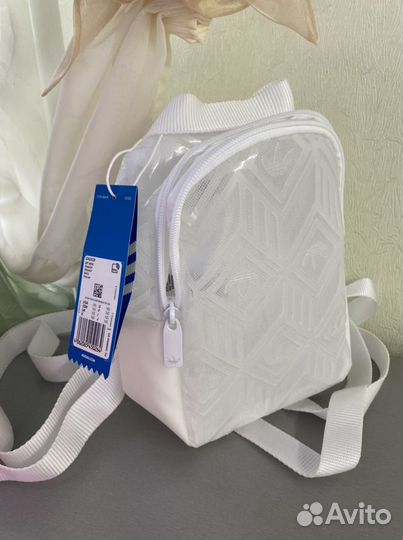 Новый прозрачный рюкзак adidas