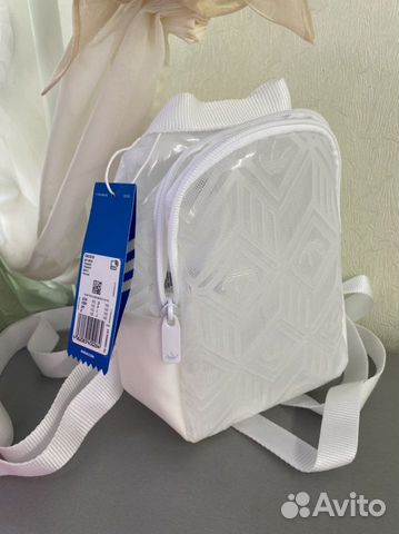Новый прозрачный рюкзак adidas