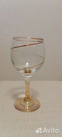 Хрустальные бокалы набором новые