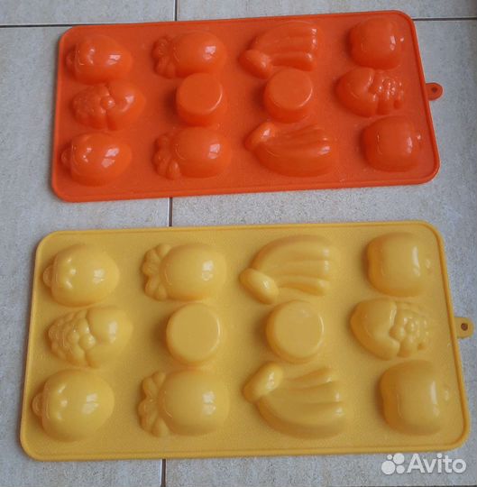 Силиконовые формочки для желе, льда