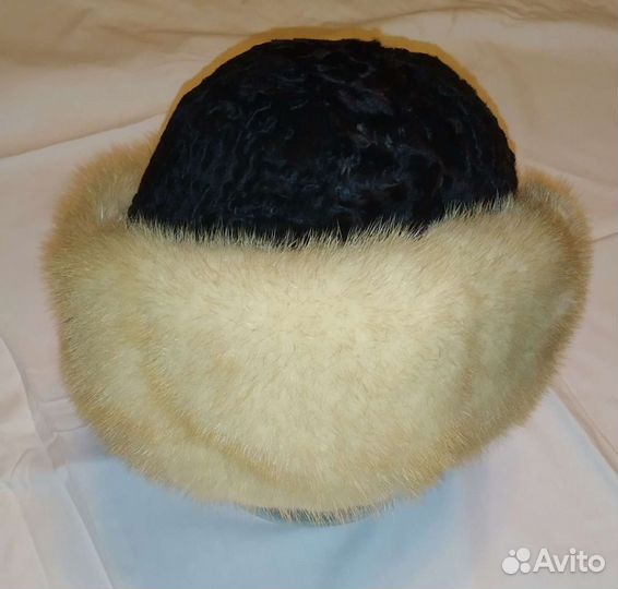 Шапка из норки и каракуля
