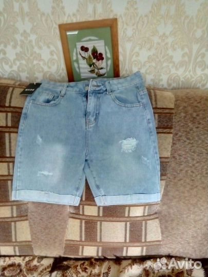Шорты джинсовые