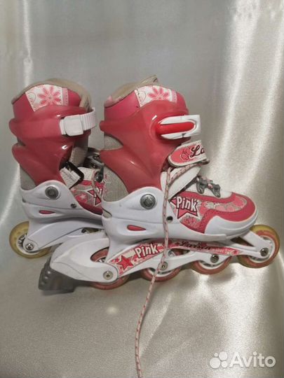 Роликовые коньки детские раздвижные