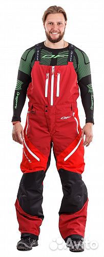 Штаны мужские DragonFly Sport 2019, Красный