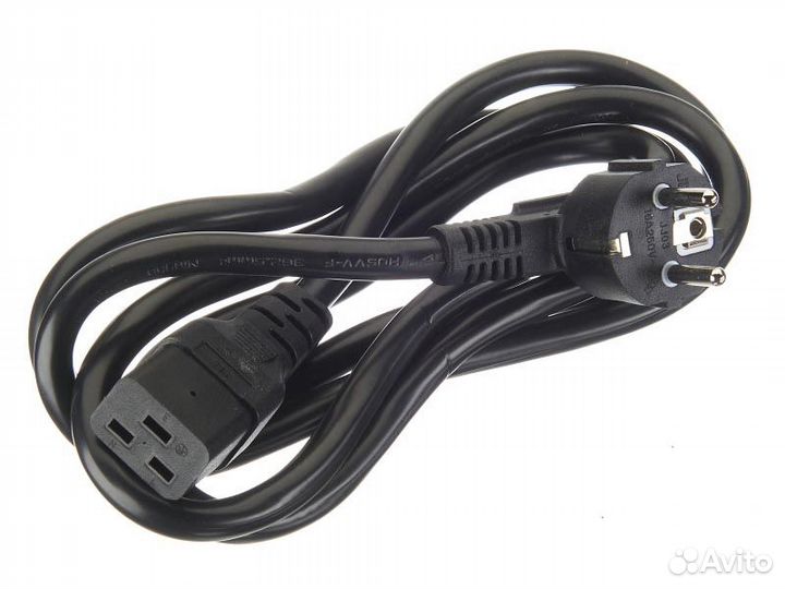 Оригинальный кабель питания Whatsminer C19 3х2.5мм