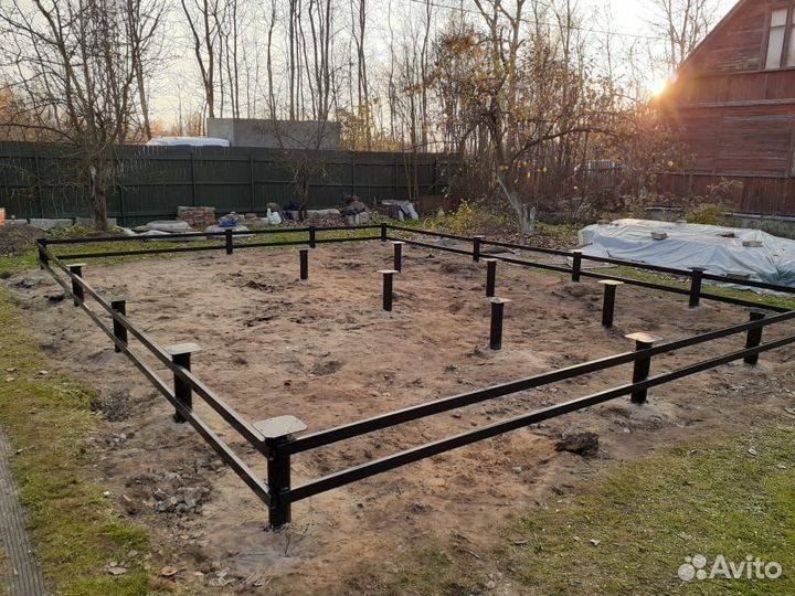 Свайный фундамент / Винтовые сваи под ключ