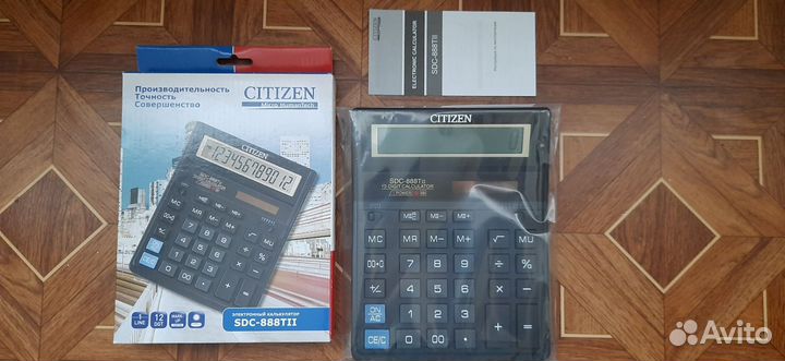 Электронный калькулятор citizen SDC-888TII