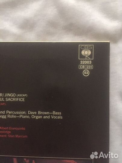 Santana, Santana” lp