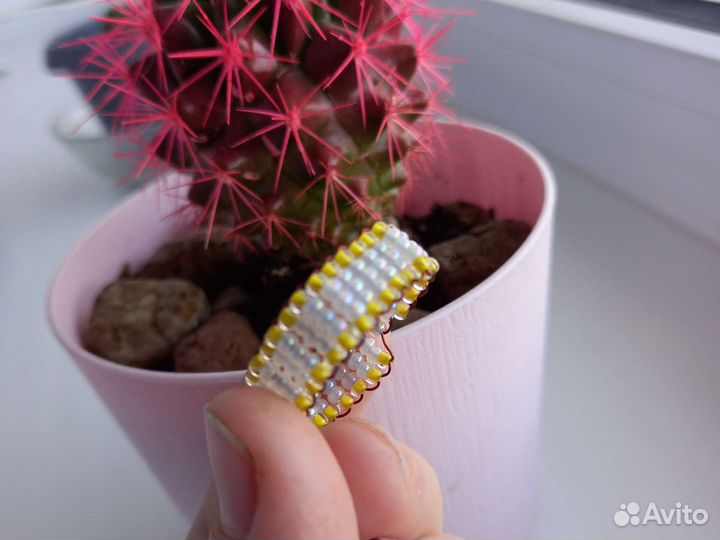 Колечко из бисера