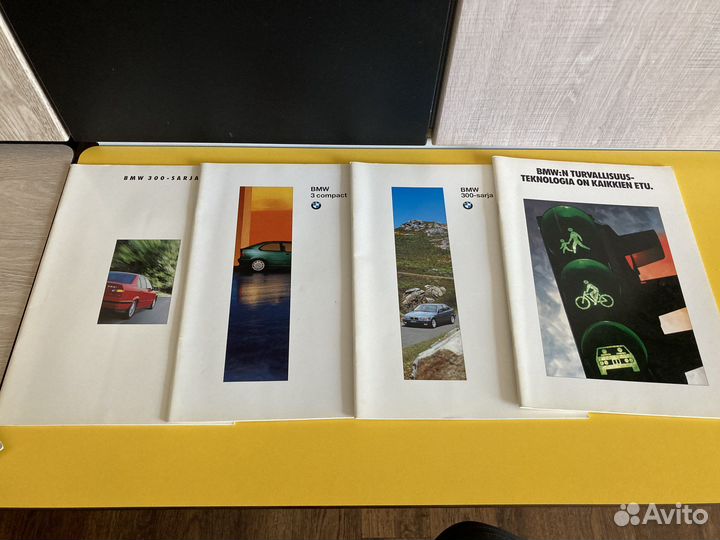 Рекламные каталоги Mercedes BMW Honda 90е года