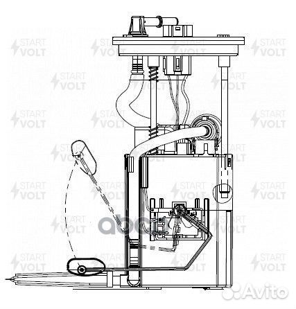 Модуль топливного насоса для а/м KIA Carens (06