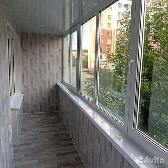 Остекление, отделка балконов и лоджий