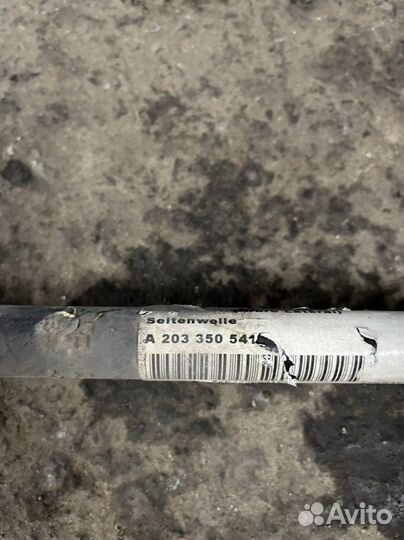 Привод задний Mercedes W203