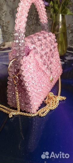 Сумка из бусин ручной работы