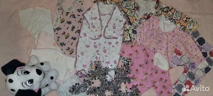 Вещи пакетом для девочки до 1 года