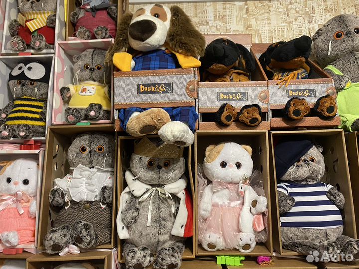 Собаки BudiBasa, Кот Basik, Li-li, Зайки Ми, Мишки