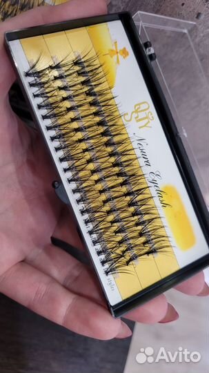 Накладные ресницы пучки