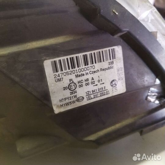 Фара левая на запчасти Skoda Octavia A5