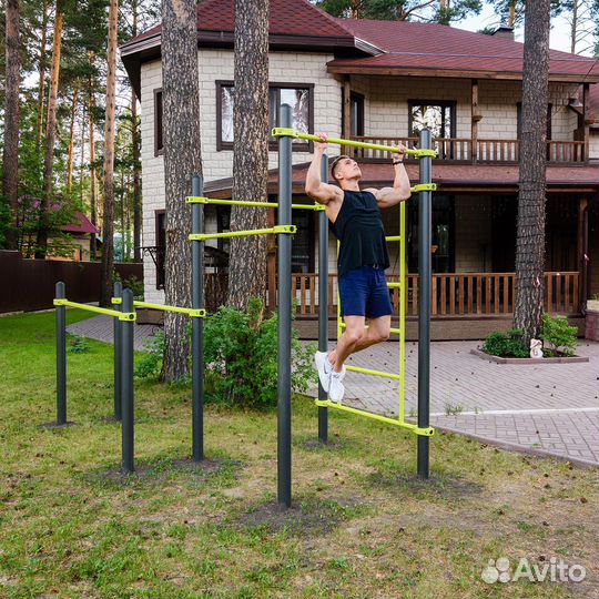 Воркаут (брусья, 3 перекладины) W217