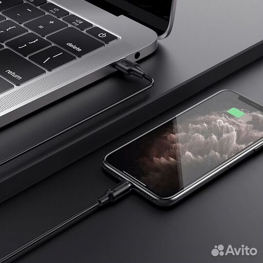 Кабель borofone Lighting Magnetic BX-41 1m Black