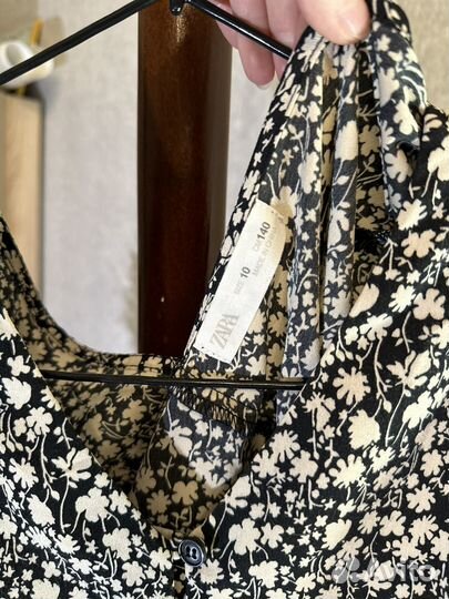 Платье в цветочек zara
