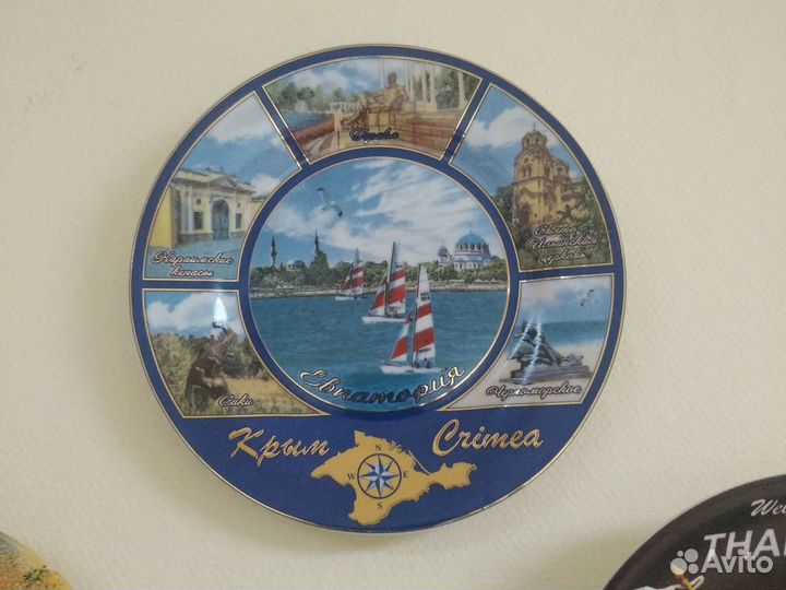 Тарелка настенная фарфор