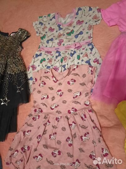 Пакет летних вещей для девочки 98-104