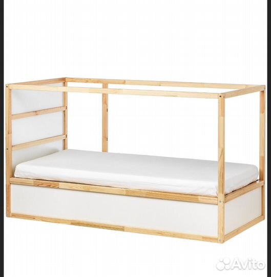 Детская кровать IKEA Кюра (кровать-перевертыш)