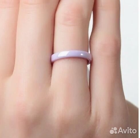 Керамическое кольцо teosa(розовое,персиковое,фиоле