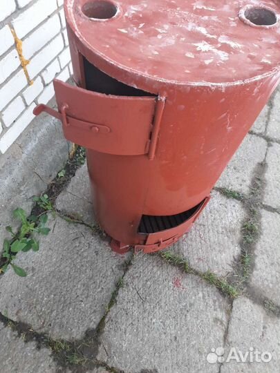 Котел твердотоплевный и бак