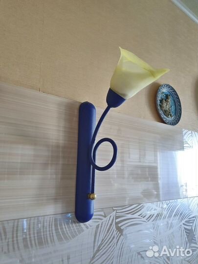 Комплект люстра и бра, Польша