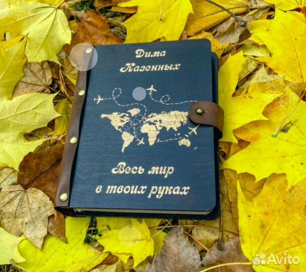 Деревянный ежедневник / блокнот из дерева