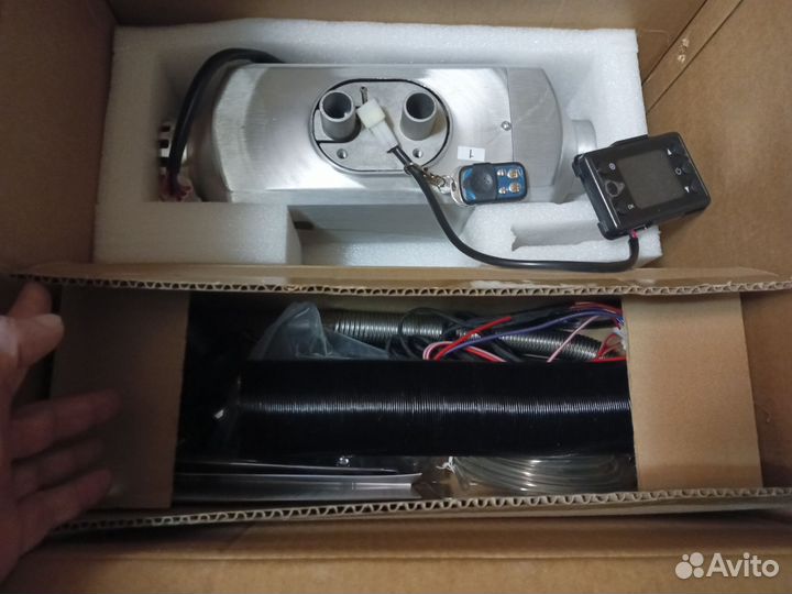 Автономный отопитель сухой фен 12в 2квт