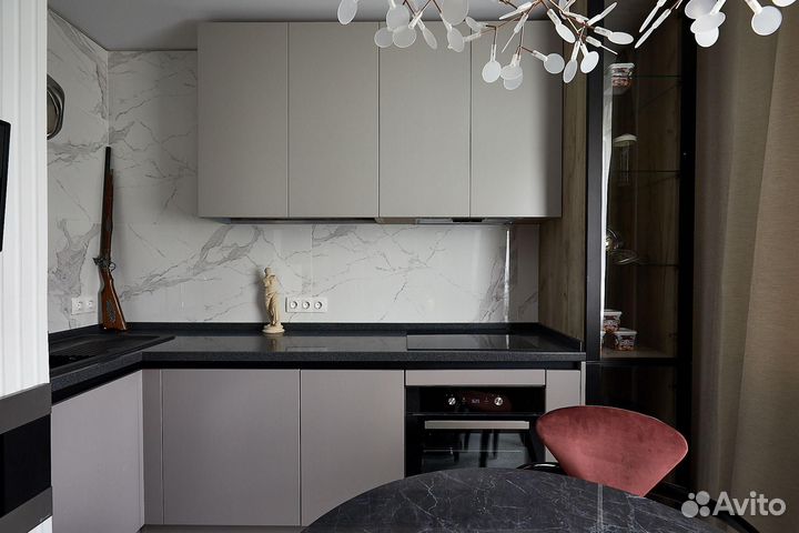 Угловая кухня на заказ. Производство