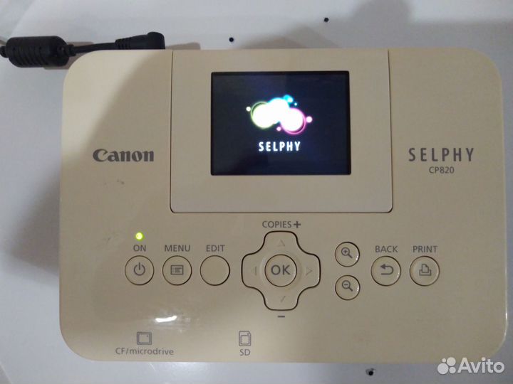 Фотопринтер canon selphy CP820