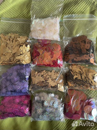 Пайетки фигурные