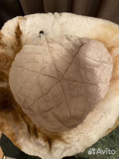 Берет меховой новый