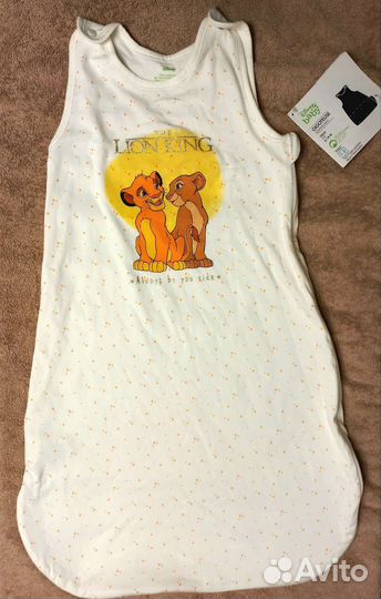 Спальный мешок конверт детский Disney на молнии