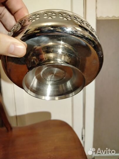 Конфетница мельхиор СССР