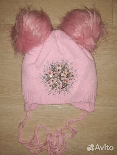 Зимняя шапка на 4-6 лет
