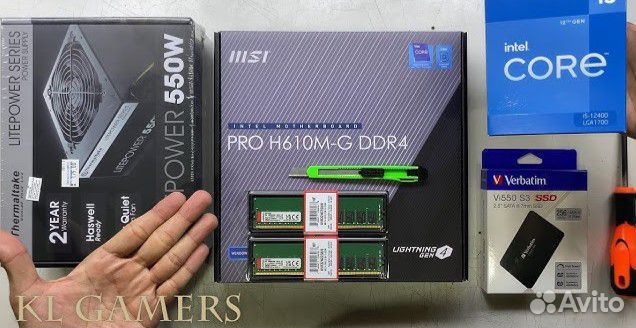 Материнская плата с комплектом MSI