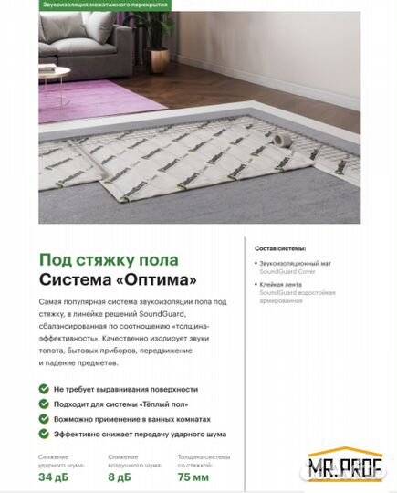 Профессиональная звукоизоляция